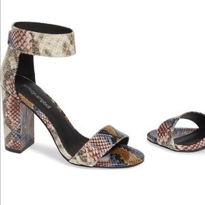 Jeffrey Campbell Snake Print Heels